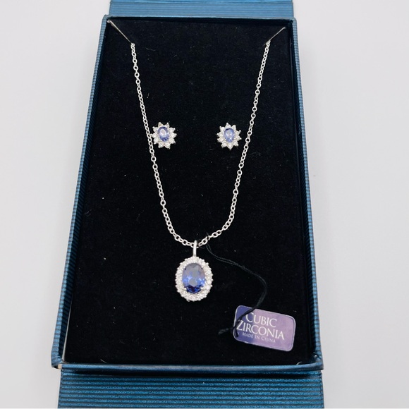 Tanzanite Necklace/Earrings Set - Picture 3 of 15